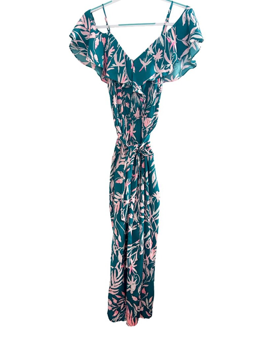 Lilly Pulitzer Tropical Emilea Print Wide Leg Jumpsuit Resort Vacation Size S - Picture 4 of 10